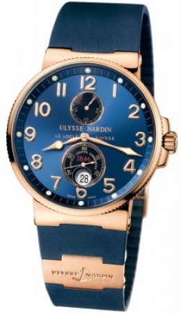 AAA Replica Ulysse Nardin Maxi Marine Chronometer Mens Watch 266-66-3 / 623