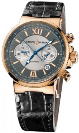 AAA Replica Ulysse Nardin Maxi Marine Chronograph Mens Watch 356-66 / 319