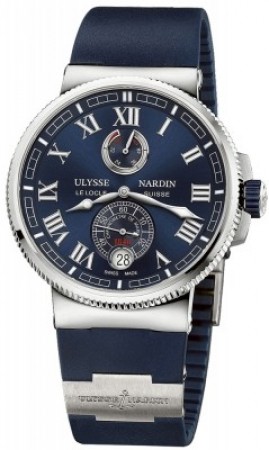 AAA Replica Ulysse Nardin Marine Chronometer Manufacture 43mm Mens Watch 1183-126-3 / 43
