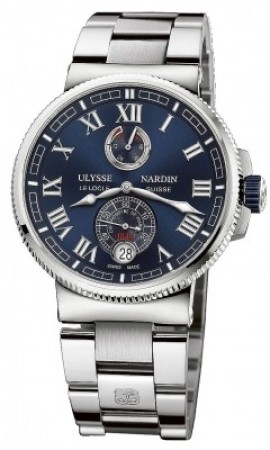 AAA Replica Ulysse Nardin Marine Chronometer Manufacture 43mm Mens Watch 1183-126-7m / 43