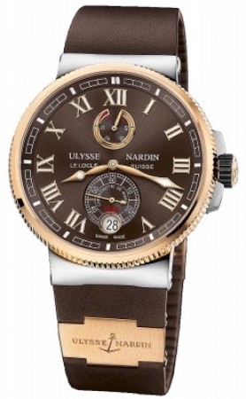 AAA Replica Ulysse Nardin Marine Chronometer Manufacture 43mm Mens Watch 1185-126-3 / 45