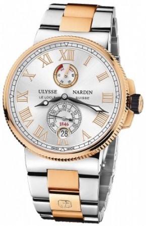 AAA Replica Ulysse Nardin Marine Chronometer Manufacture 45mm Mens Watch 1185-122-8m / 41 v2