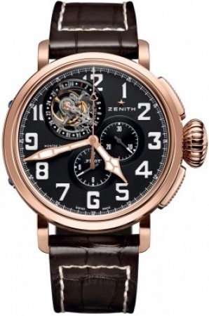 AAA Repliche Zenith Pilot Montre d'Aeronef Type 20 Tourbillon Orologio Uomo 87.2430.4035/21.C721