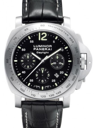 AAA Repliche Panerai Luminor Chrono Daylight Black II Orologio PAM00250