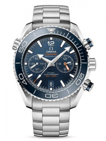 AAA Repliche Omega Seamaster Planet Ocean 600M Cronografo in acciaio inossidabile Orologio blu 215.30.46.51.03.001