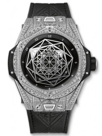 AAA Repliche Hublot Big Bang Sang Bleu Titanium Pave Orologio 415.NX.1112.VR.1704.MXM17