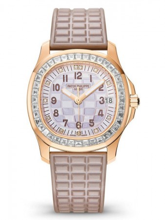 AAA Replica Patek Philippe Aquanaut Rose Gold Ladies Watch 5072R-001