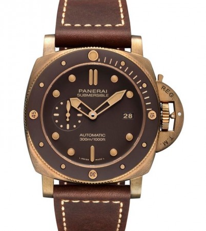 AAA Repliche Panerai Luminor Submersible Bronzo 47mm Orologio da uomo PAM00968