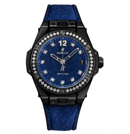 AAA Repliche Hublot Big Bang One Click Italia Independent Blue Velvet Orologio da donna 465.CS.277L.NR.1204.ITI17