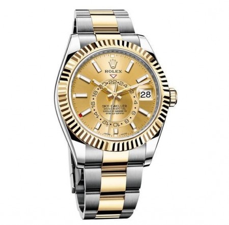 AAA Repliche Rolex Oyster Perpetual Sky-Dweller Dual Time Zone Automatic Orologio 326933