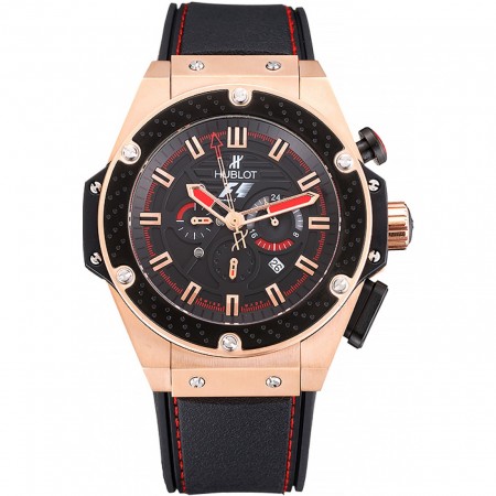 Hublot Big Bang King Power Formula 1 cassa in oro quadrante nero 622249