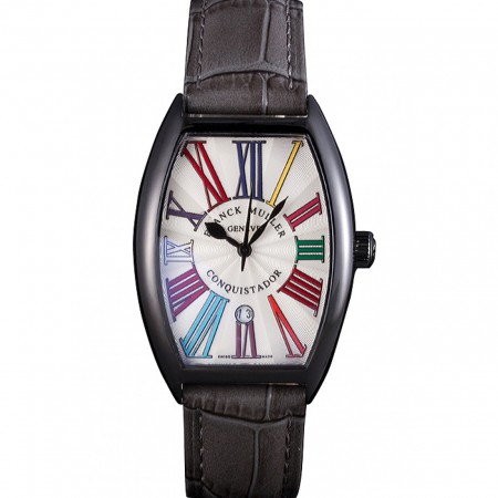 Franck Muller Casablanca cinturino in pelle di coccodrillo nero 621641