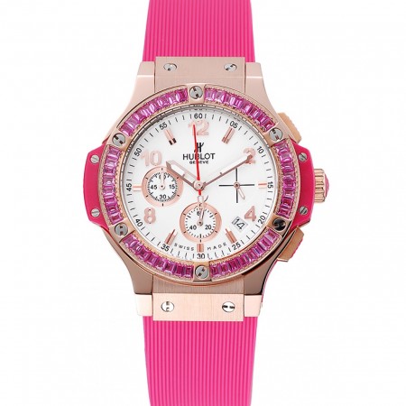 Hublot Big Bang Tutti Frutti quadrante oro cinturino rosa