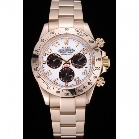 Rolex Cosmograph Daytona Bracciale in oro bianco con quadranti neri 622548