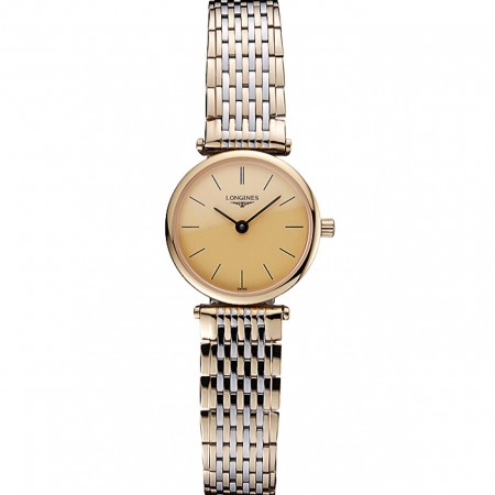 Longines La Grande Classique Two Tone Band Champagne Dial Femme 622096