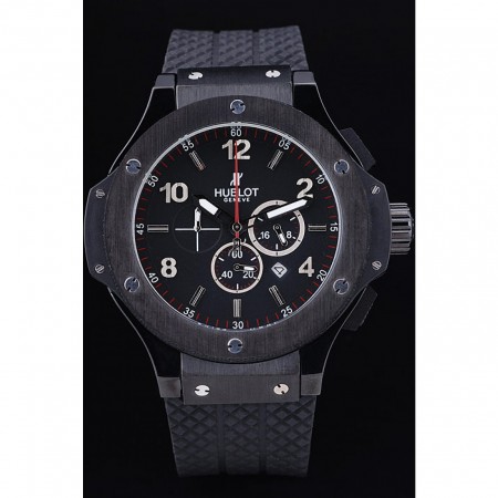 Orologio Hublot Big Bang King cinturino nero quadrante nero