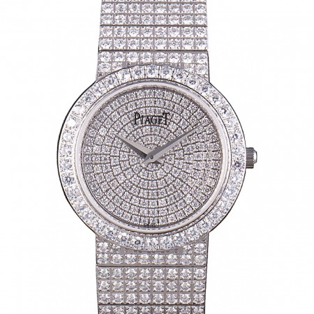 Orologio Piaget Swiss Limelight in acciaio inossidabile con diamanti incrostati 80297