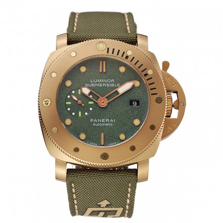 Panerai Luminor Submersible 1950 3 Days Green Dial Green Bracciale 1454014