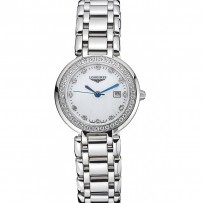 Cassa Longines PrimaLuna in acciaio inossidabile con diamanti 622588