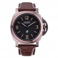 Panerai Luminor cinturino in pelle marrone quadrante nero 80164