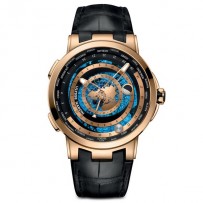 AAA Repliche Ulysse Nardin Executive Moonstruck Worldtimer Orologio da uomo in oro rosa 1062-113 / 01