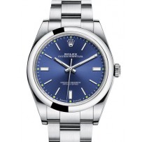 AAA Repliche Rolex Oyster Perpetual 39mm Blue Dial Orologio Uomo 114300-0003