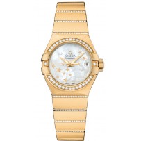 AAA Repliche Omega Constellation Brushed Chronometer Star 27mm Orologio da donna 123.55.27.20.05.002