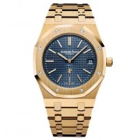 AAA Repliche Audemars Piguet Royal Oak Extra Sottile Quadrante Blu Orologio 15202BA.OO.1240BA.01