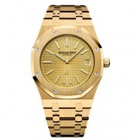 AAA Repliche Audemars Piguet Royal Oak extra-sottile orologio in oro giallo 15202BA.OO.1240BA.02