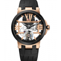 AAA Replica Ulysse Nardin Executive Skeleton Tourbillon Orologio 1712-139