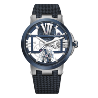 AAA Replica Ulysse Nardin Executive Skeleton Tourbillon Orologio 1713-139 / 43