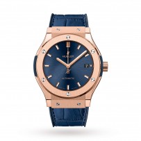 Swiss Hublot Classic Fusion Blue King Gold 511.OX.7180.LR 45mm