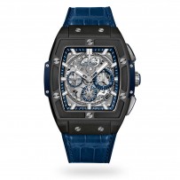 Swiss Hublot Spirit of Big Bang Ceramic Blue 641.CI.7170.LR 42mm