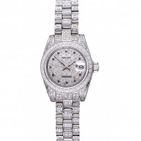 Swiss Rolex DateJust Diamond Dial in acciaio inossidabile 622022