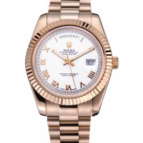 Rolex Day-Date Bracciale in oro con quadrante bianco 622546