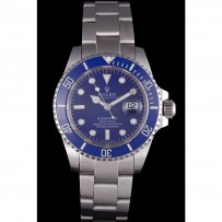 Rolex Submariner Bracciale a maglie in acciaio inossidabile con quadrante blu 621.687