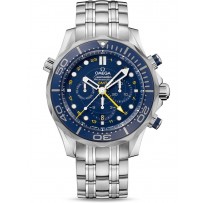 AAA Repliche Omega Seamaster Diver 300m Co-Axial GMT Chronograph 44mm Orologio Uomo 212.30.44.52.03.001