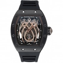 Richard Mille Turbillion Spider RM 19-01 Bracciale in gomma nera con cassa nera 1454257