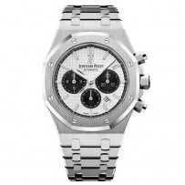 AAA Repliche Audemars Piguet Royal Oak cronografo quadrante bianco orologio 26331ST.OO.1220ST.03