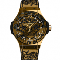 Repliche AAA Hublot Big Bang Broderie Skull Gold Orologi 343 VX 6580 NR BSK16