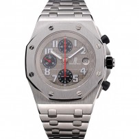 Swiss Audemars Piguet Royal Oak Offshore quadrante grigio Cassa e bracciale in acciaio inossidabile 622.870