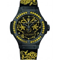 AAA Repliche Hublot Big Bang Broderie Sugar Skull Fluo Sunflower Orologi 343.CY.6590.NR.1211