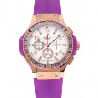 Hublot Big Bang Tutti Frutti quadrante oro cinturino viola