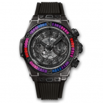 AAA Repliche Hublot Big Bang Unico All Black Sapphire Galaxy Orologi 411.JB.4901.RT.4098