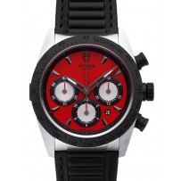 AAA Repliche Tudor Fastrider Chronograph Red Dial Calfskin Strap Orologio Uomo 42010N-1