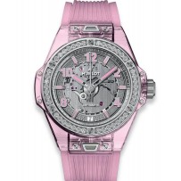 AAA Repliche Hublot Big Bang One Click Pink Sapphire Diamonds Guarda 465.JP.4802.RT.1204