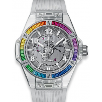 AAA Repliche Hublot Big Bang One Click Sapphire Rainbow Orologio da donna 465.JX.4802.RT.4099