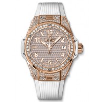 AAA Repliche Hublot Big Bang One Click King Gold White Full Pave 39 millimetri Orologio 465.OE.9010.RW.1604