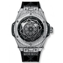 AAA Repliche Hublot Big Bang One Click Sang Bleu Steel Diamonds Guarda 465.SS.1117.VR.1204.MXM17