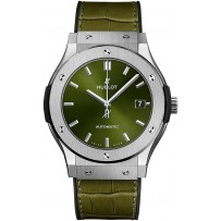 AAA Repliche Hublot Classic Fusion titanio verde orologio 511.NX.8970.LR